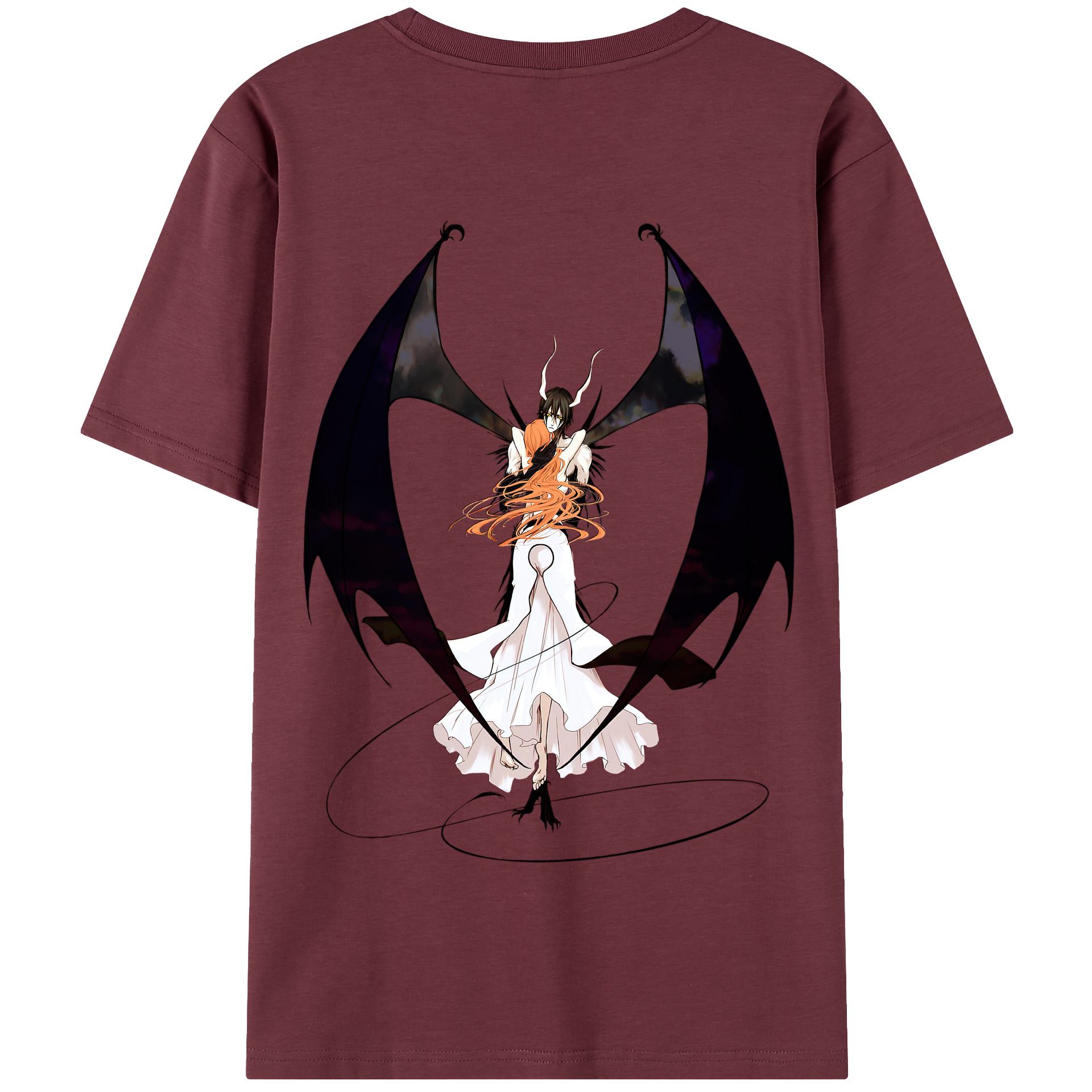（画像用） ブリーチ ウルキオラ·シファー BLEACH Ulquiorra cifer 綿100％半袖Tシャツ（背面プリント）